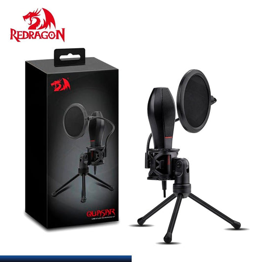 REDRAGON GM200 QUASAR Best Quality Gaming Stream USB Condenser Microphone.