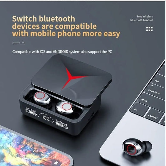 M90 Pro TWS Bluetooth 5.3 Wireless Earbuds With Touch Control