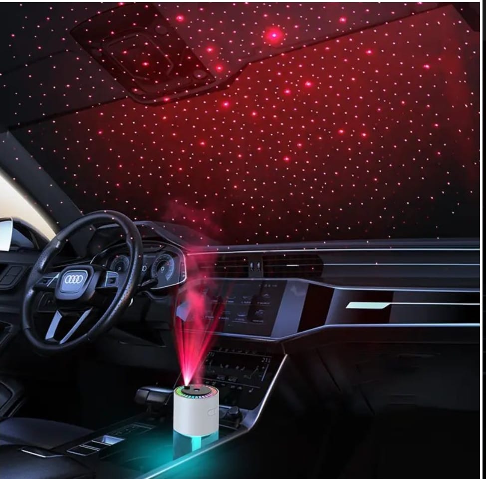 Desktop Colorful Light Car Diffuser Starry Sky Top Humidifier Cool Mist Personal Mini Portable Projection Air Humidifier